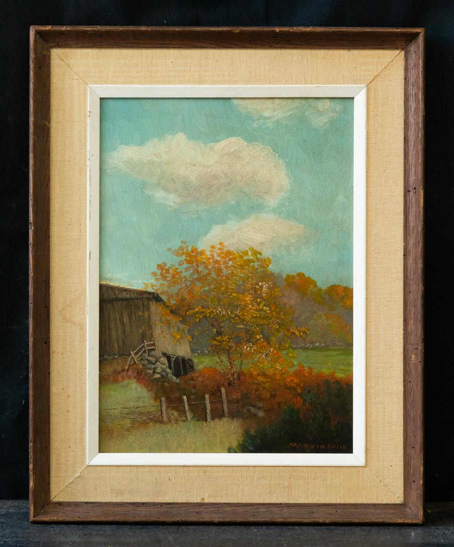 Marvin Cone (1891 - 1964) Iowa Artist Oil (1 of 10)