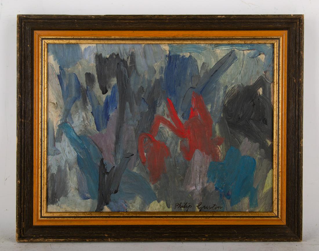 Philip Guston (1913 - 1980) New York Artist Oil (1 of 10)