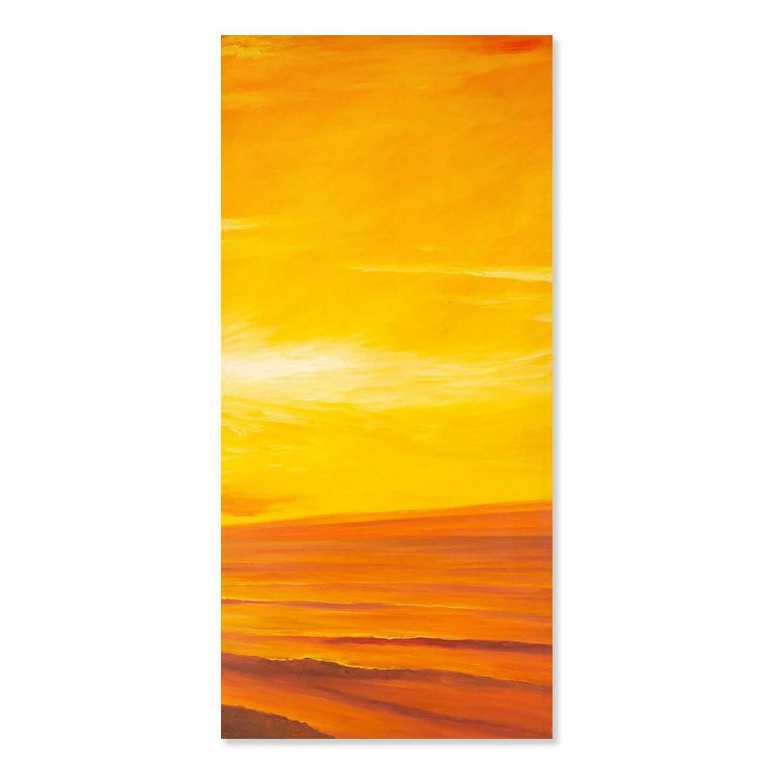 Abstract Original Oil Painting "Sunrise At Sea" (1 of 10)