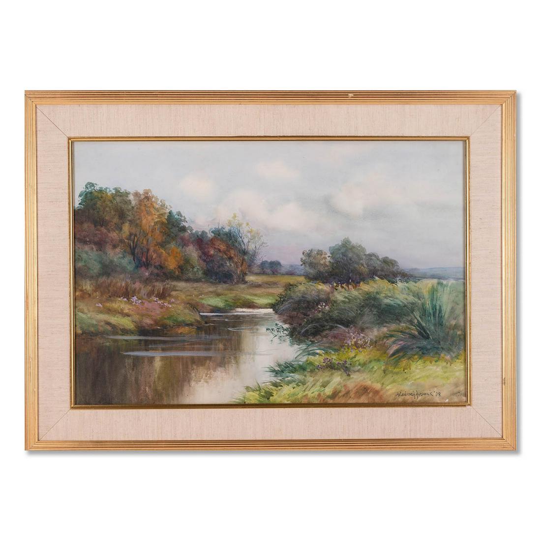 Melbourne Hardwick (1857-1916) MA Artist Watercolor (1 of 10)