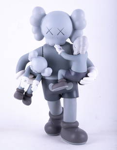 Kaws Vinyl Figure "Clean Slate": Title: Clean Slate Medium: Vinyl Style: Kaws Size: 15" H x Age: Contemporary Condition: Good overall condition for its age, Maker: Kaws Great for collection or home decoration. Provenance: