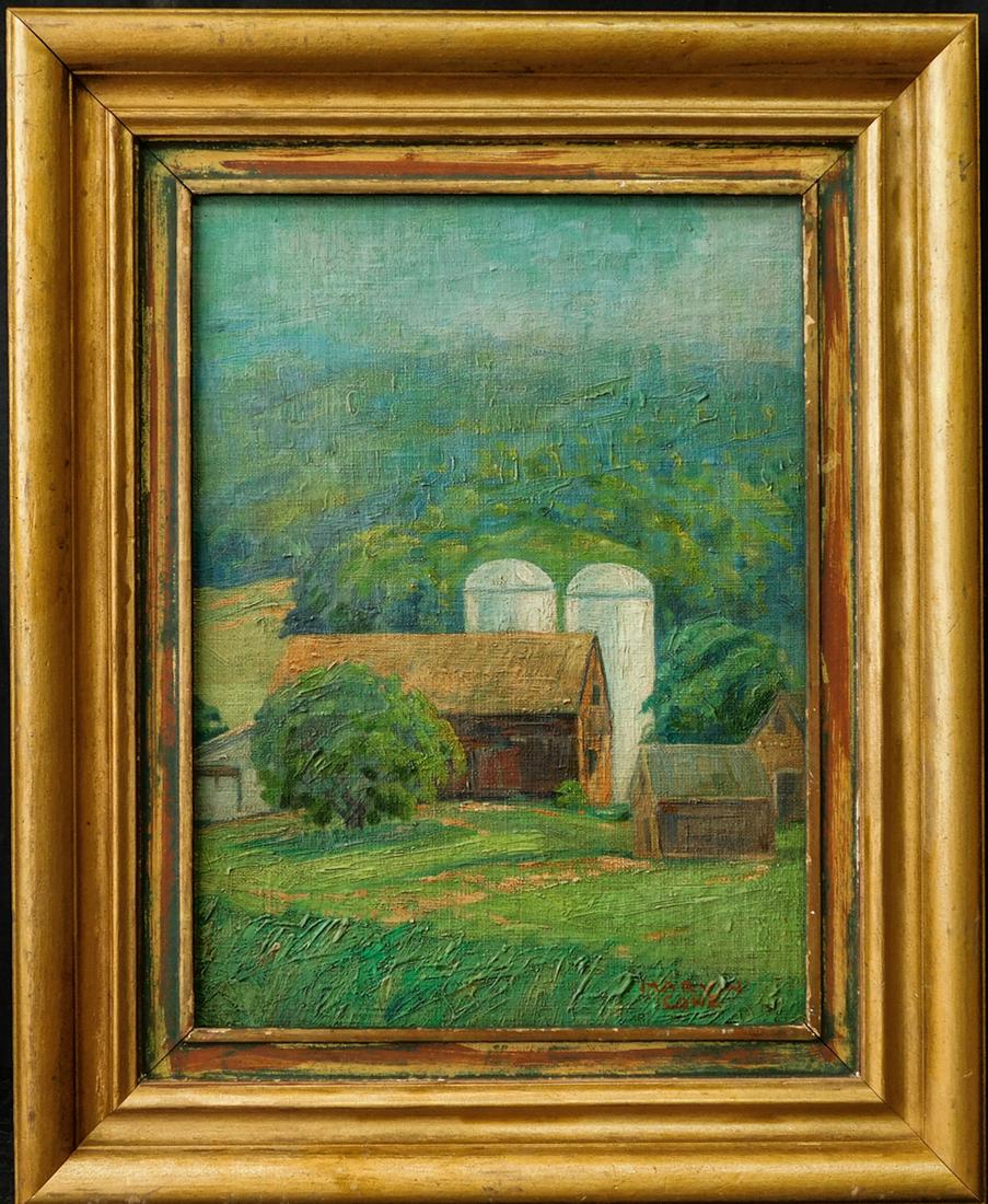 Marvin Cone (Iowa 1891 - 1964) Oil on Artist Board (1 of 11)