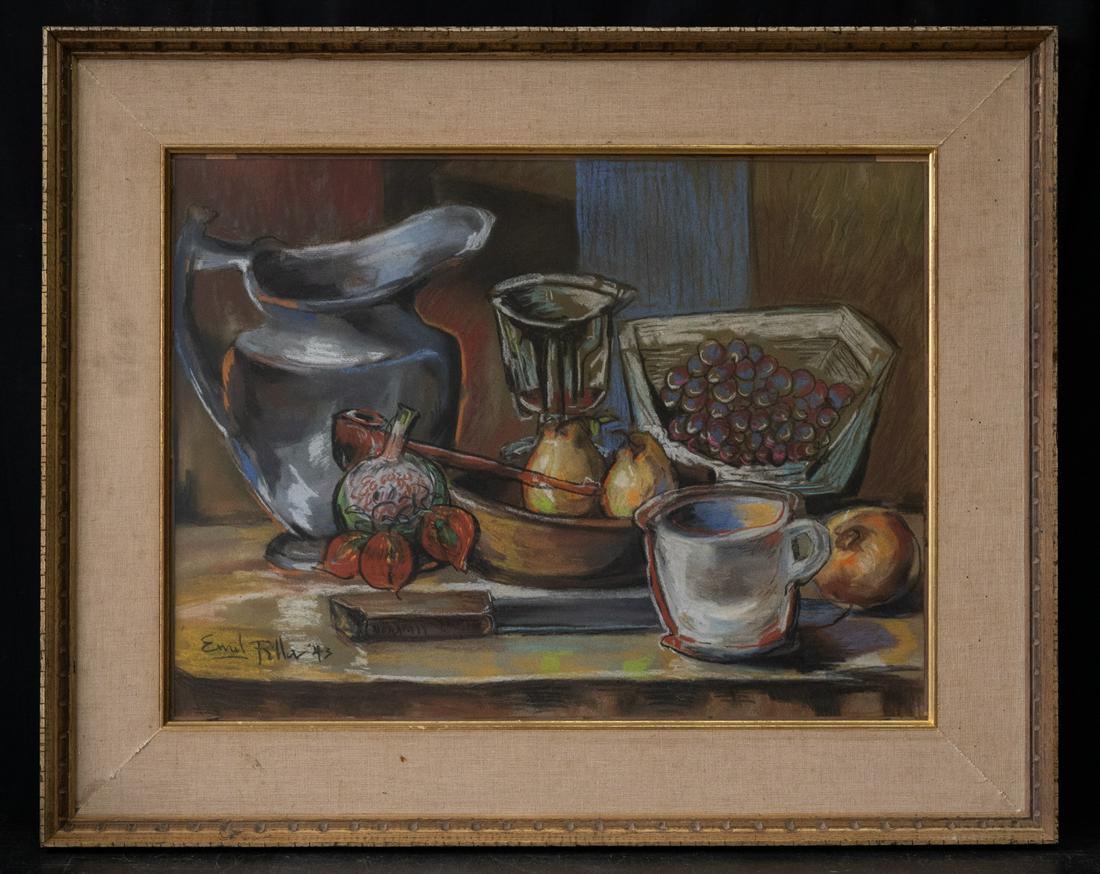 Emil Filla (1882 - 1953) Czech Republic Artist Pastel (1 of 10)