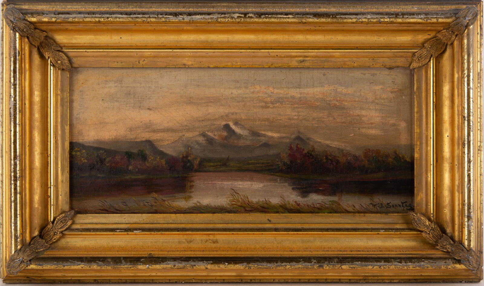 William Louis Sonntag, Sr. (1822 - 1900) NY Artist Oil (1 of 10)