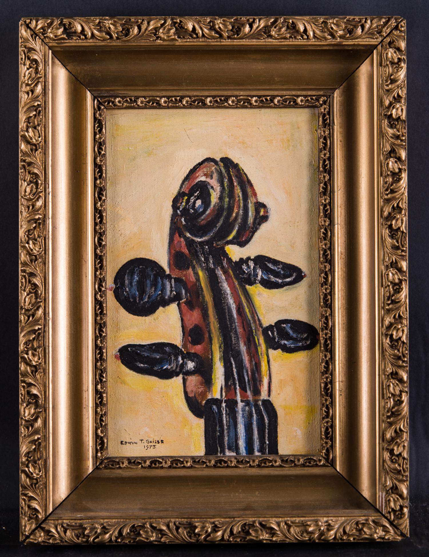 Small American Post-Impressionist Original Oil "Head Of (1 of 10)