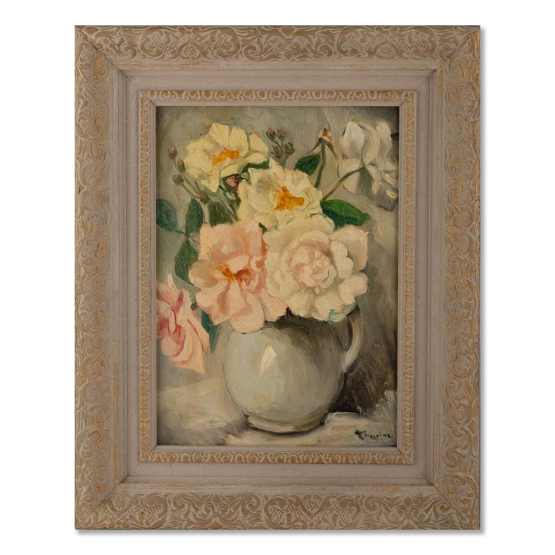 Fernand Toussaint (1873 - 1956)Belgium, France.: Fernand Toussaint (1873 - 1956)Belgium, France. Medium: Oil on Panel signed: lower right Size: 13" x 9" Frame Size: 15" x 18.5" Condition:Very Good Provenance: Estate Collection from New Jersey Bidder