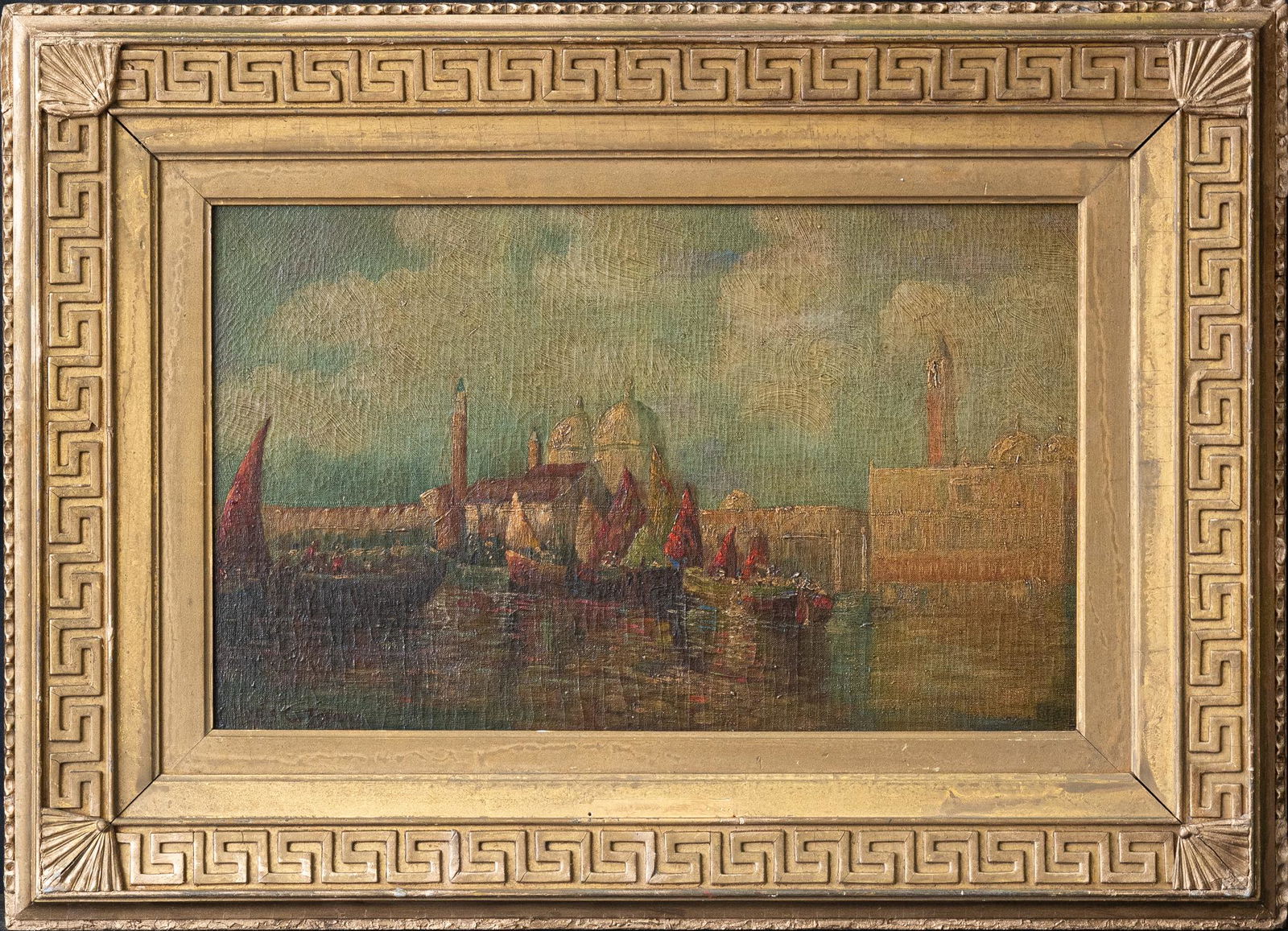 Louis Comfort Tiffany (1848 - 1933) NY Artist Oil (1 of 10)