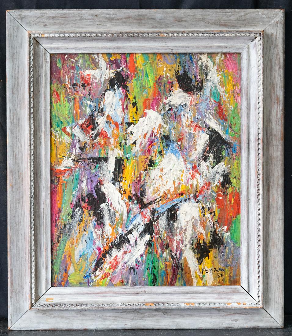 Marcelle Ferron (1924 - 2001) Canadian Artist Oil (1 of 10)