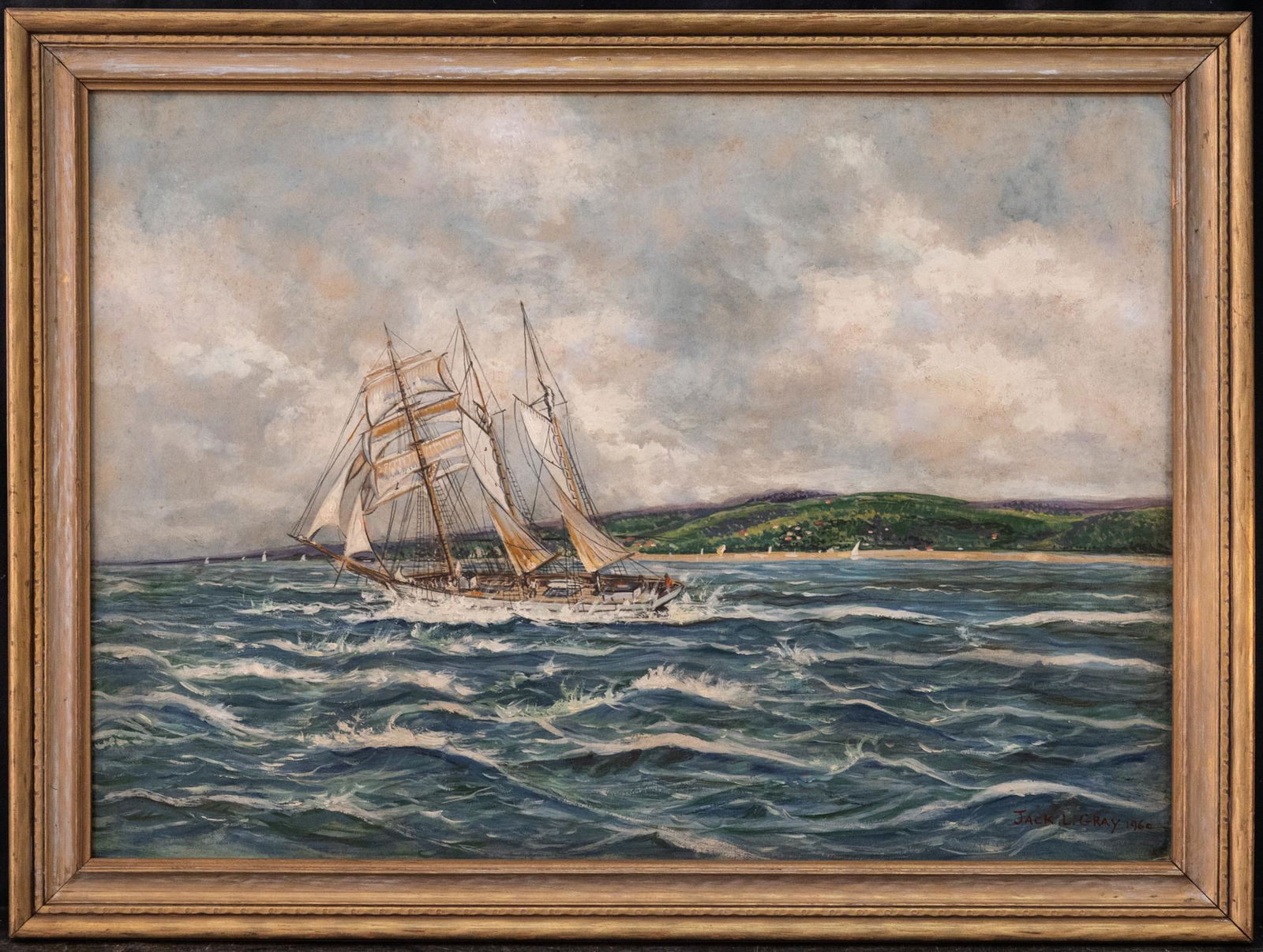 Jack Lorimer Gray (1927 - 1981) NY/Canadian Artist Oil (1 of 10)