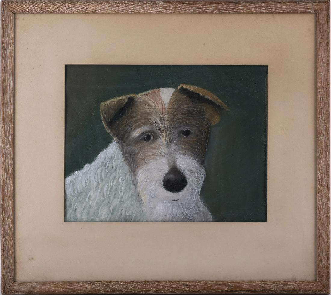 Marion Roger Hamilton Harvey (1886 - 1971) UK Artist Pastel: Marion Roger Hamilton Harvey (1886 - 1971) was active/lived in United Kingdom. Marion Harvey is known for Animal portrait painting (dogs). Title: Portrait of Dog Medium: Pastel On Paper Size: 9 x 12 i