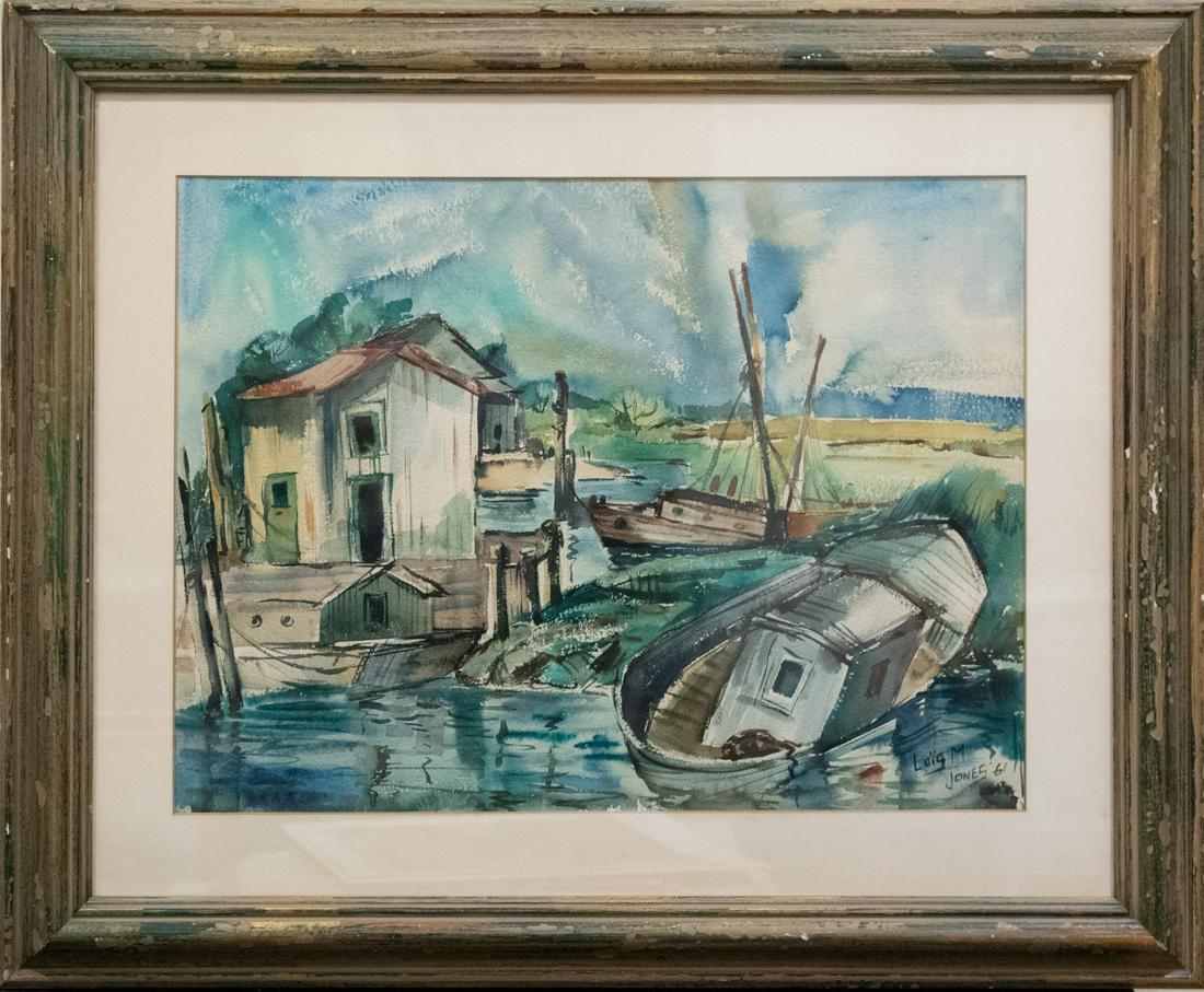 Lois Mailou Jones (1905 - 1998) DC/Haitian Artist Watercolor (1 of 10)