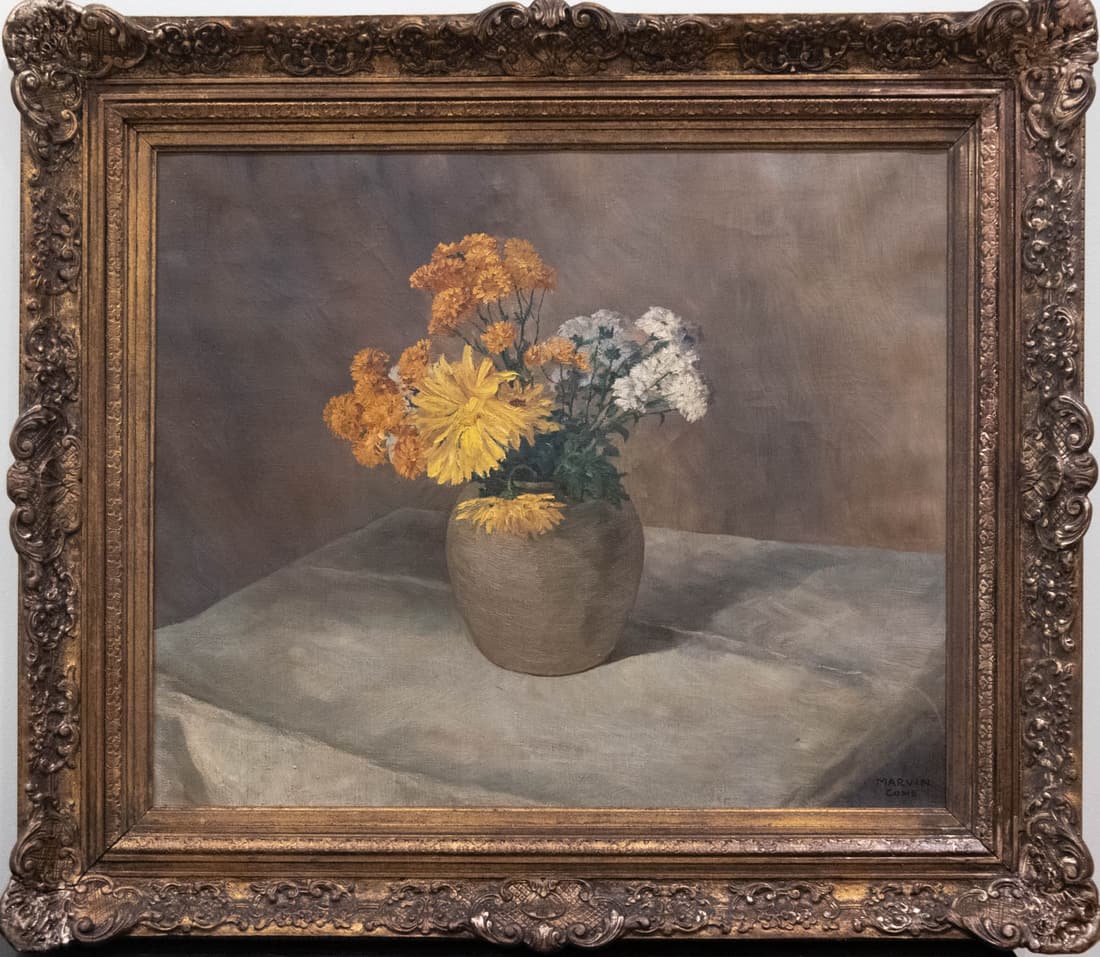 Marvin Cone (1891 - 1964) Iowa Artist Oil On Canvas (1 of 10)