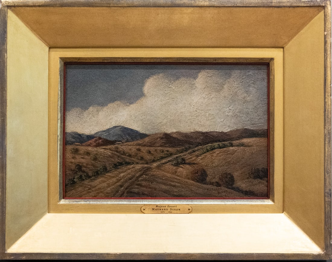 Maynard Dixon (1875 - 1946) California Artist Oil On Board (1 of 10)