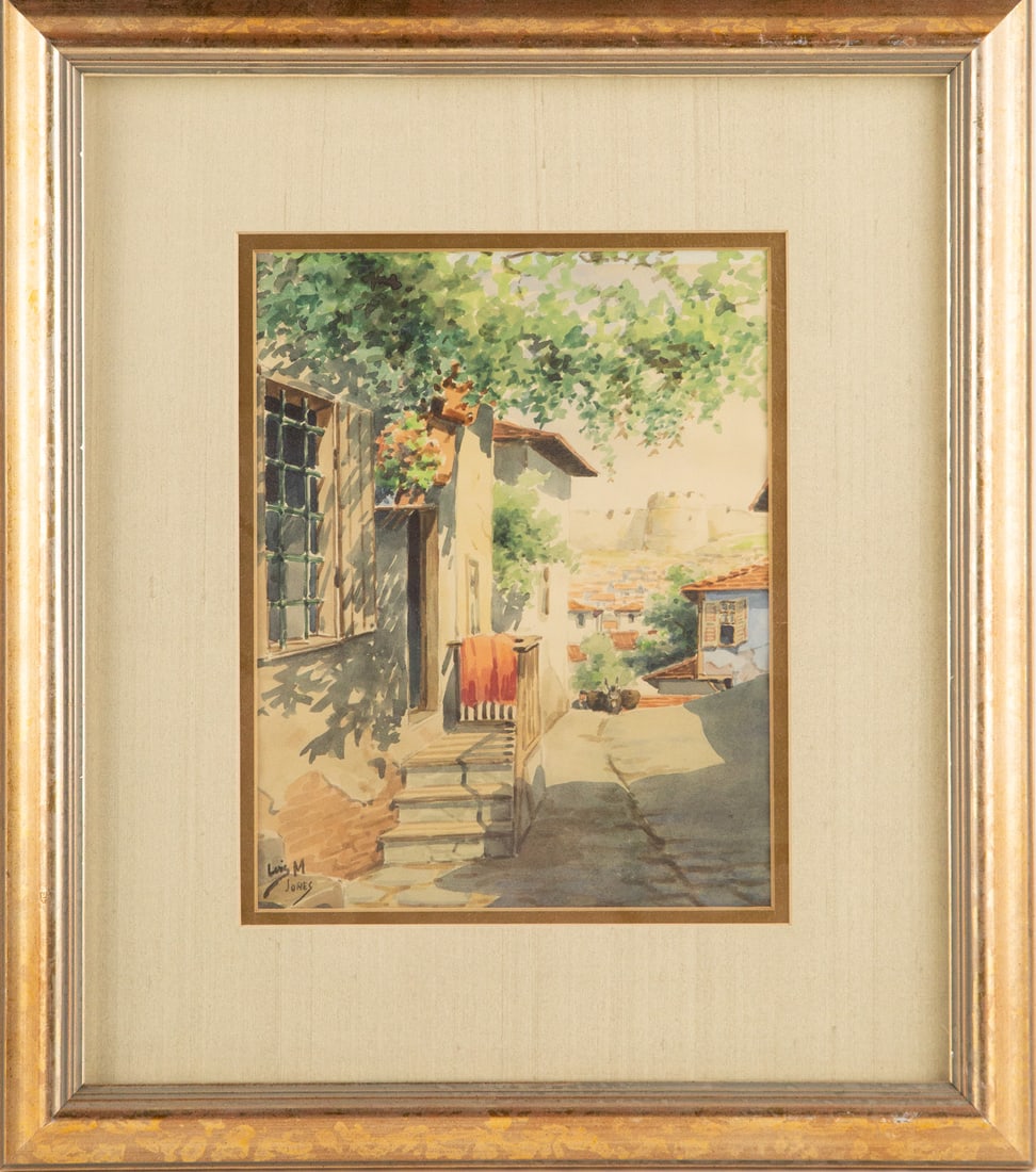 Lois Mailou Jones (1905-1998) Landscape Watercolor (1 of 8)