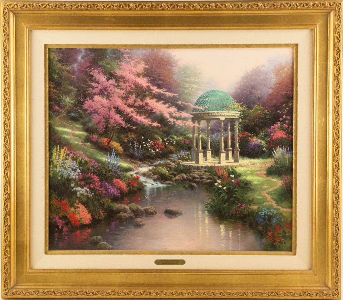 Thomas Kinkade (1958-2012) Landscape Limited Edition Print 2935/4950 "Pools Of Serenity" (1 of 12)