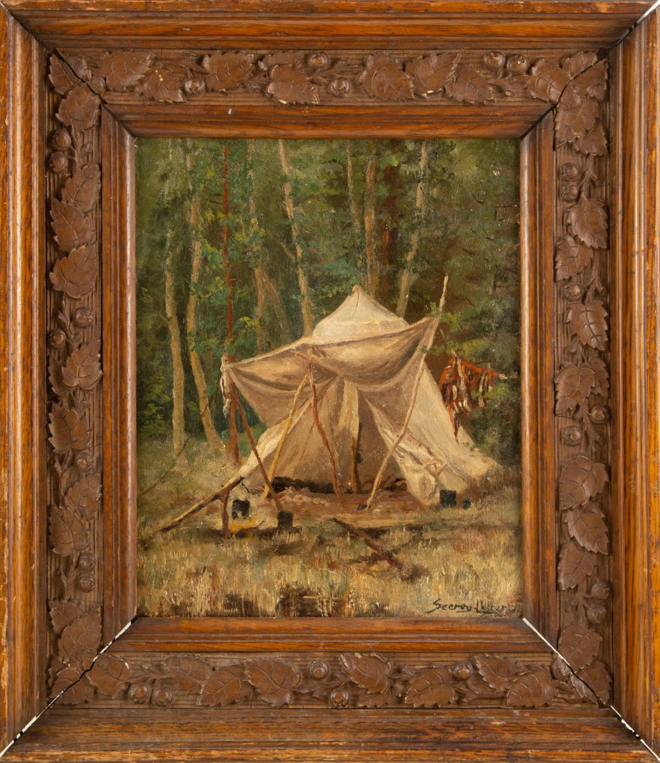 John Seerey Lester ( 1946-2020) Landscape Oil On Board (1 of 8)