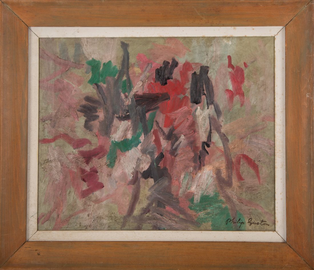 Philip Guston (1913 - 1980) was active/lived in New York, California / Canada. Red Room (1 of 10)