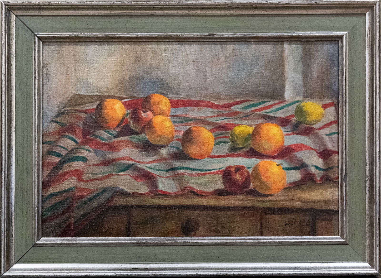 Walt Francis (Walter) Kuhn (1877 - 1949) New York Artist Oil On Canvas (1 of 10)