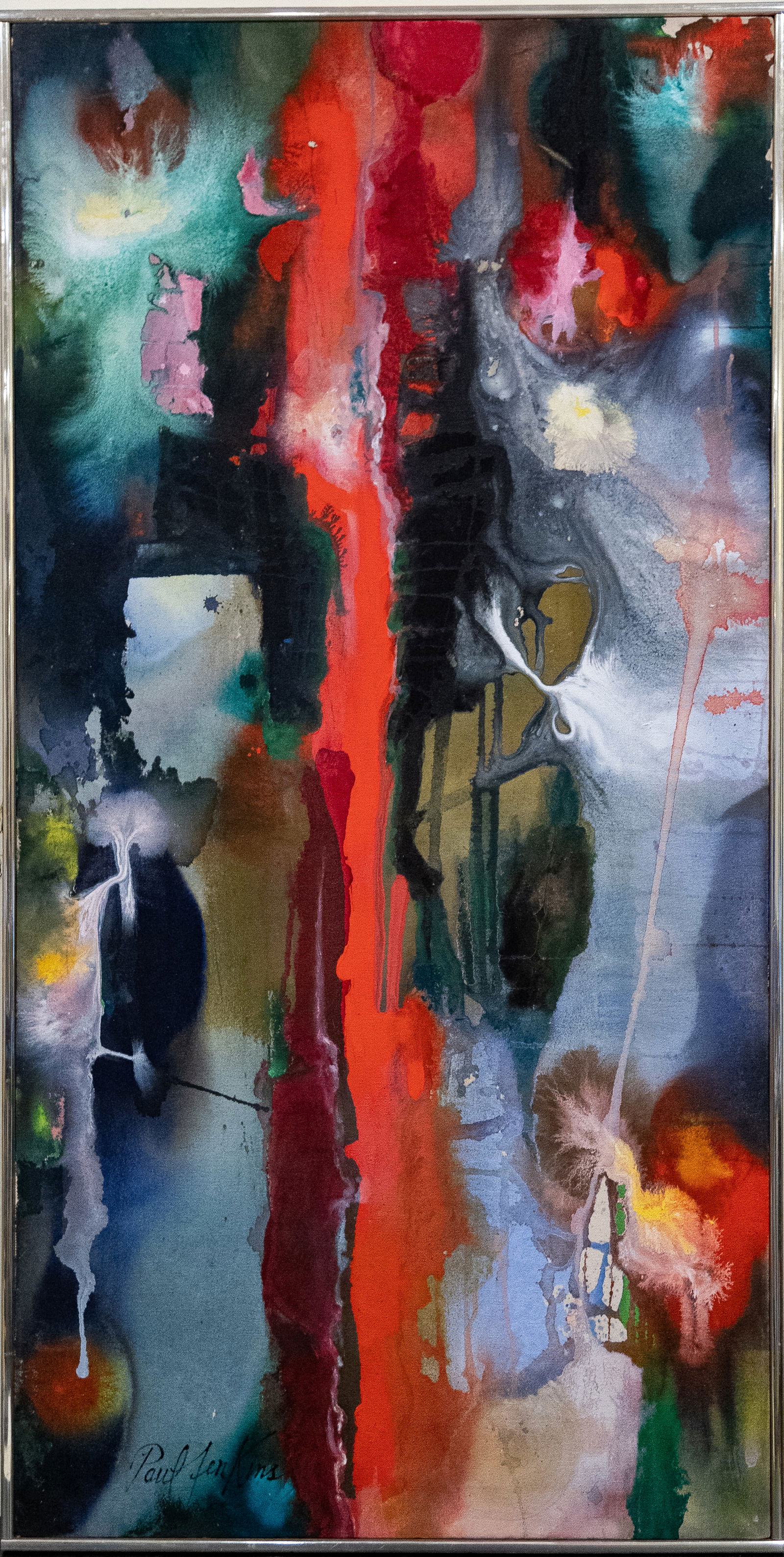 Paul Jenkins (1923 - 2012) Kansas, Missouri Artist Oil On Canvas (1 of 7)