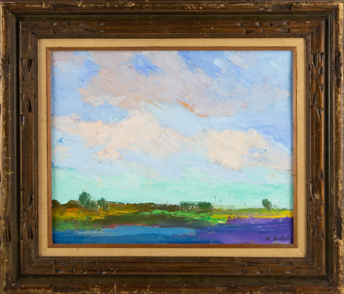 Wolf Kahn (1927-2020) Impressionist Oil On Board (1 of 11)