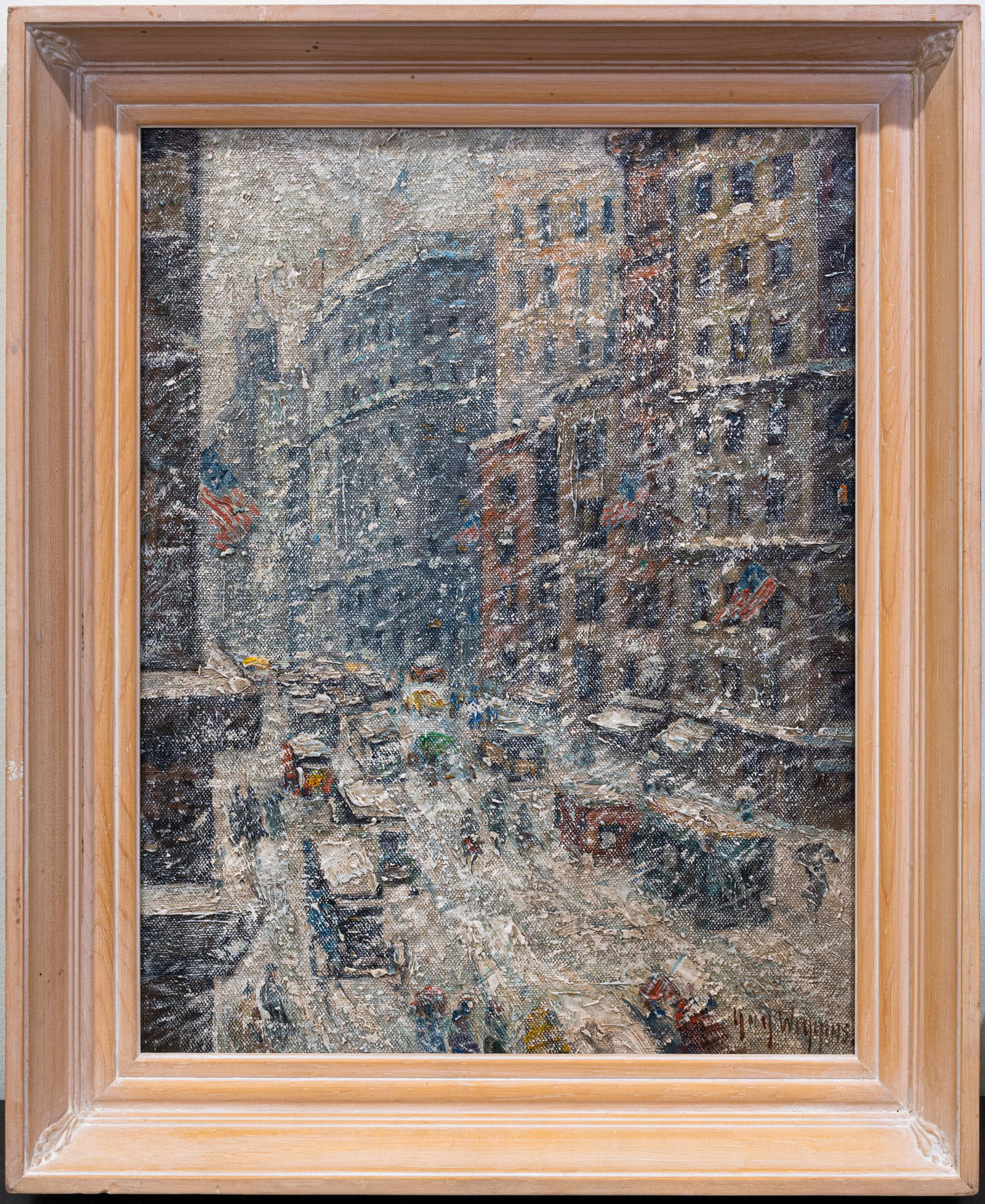 Guy Carleton Wiggins (New York 1883 - 1962) | Oil / Canvas. (1 of 8)