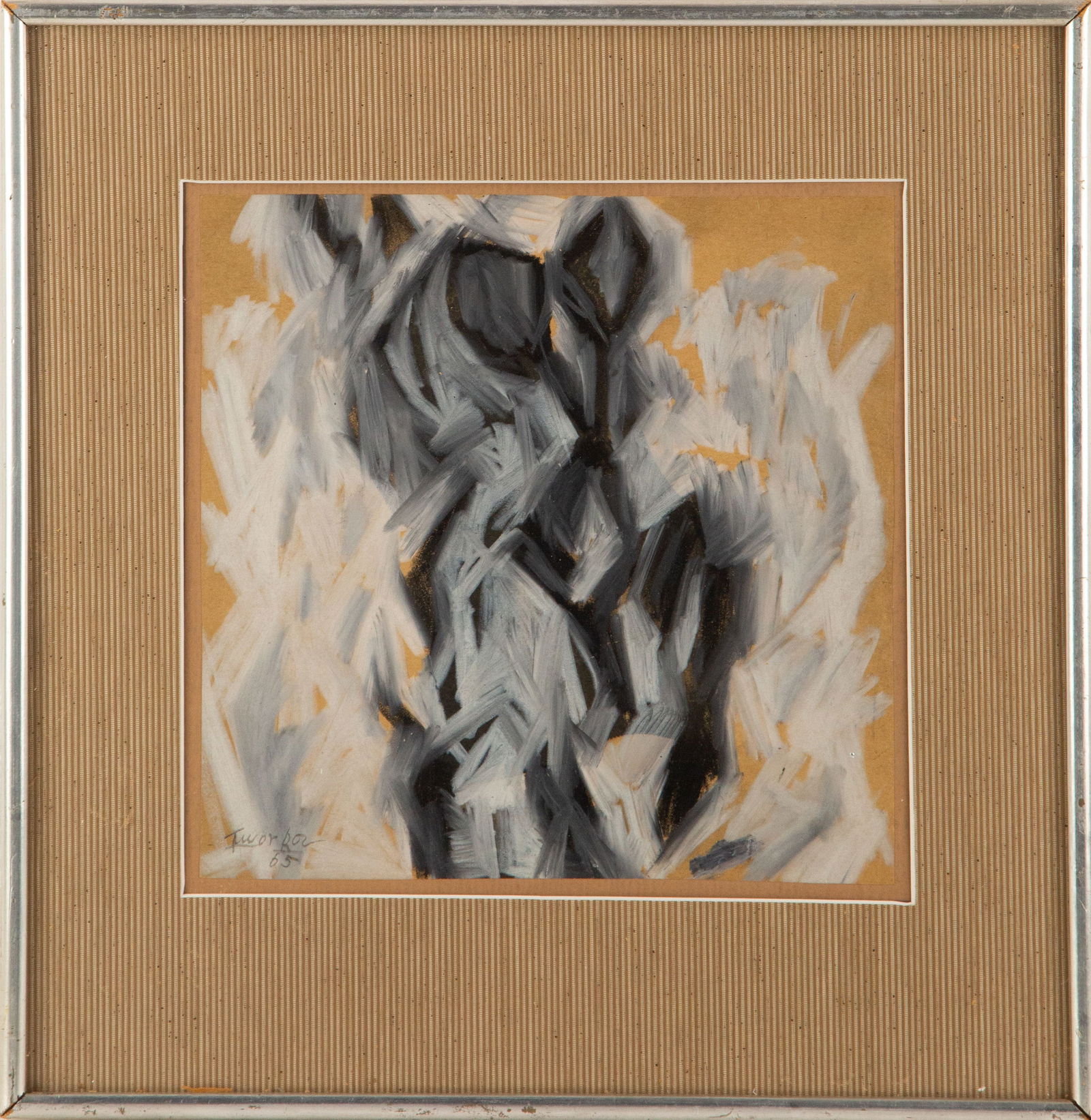 Jack Tworkov (American , 1900-1982) Abstract Gouache (1 of 8)