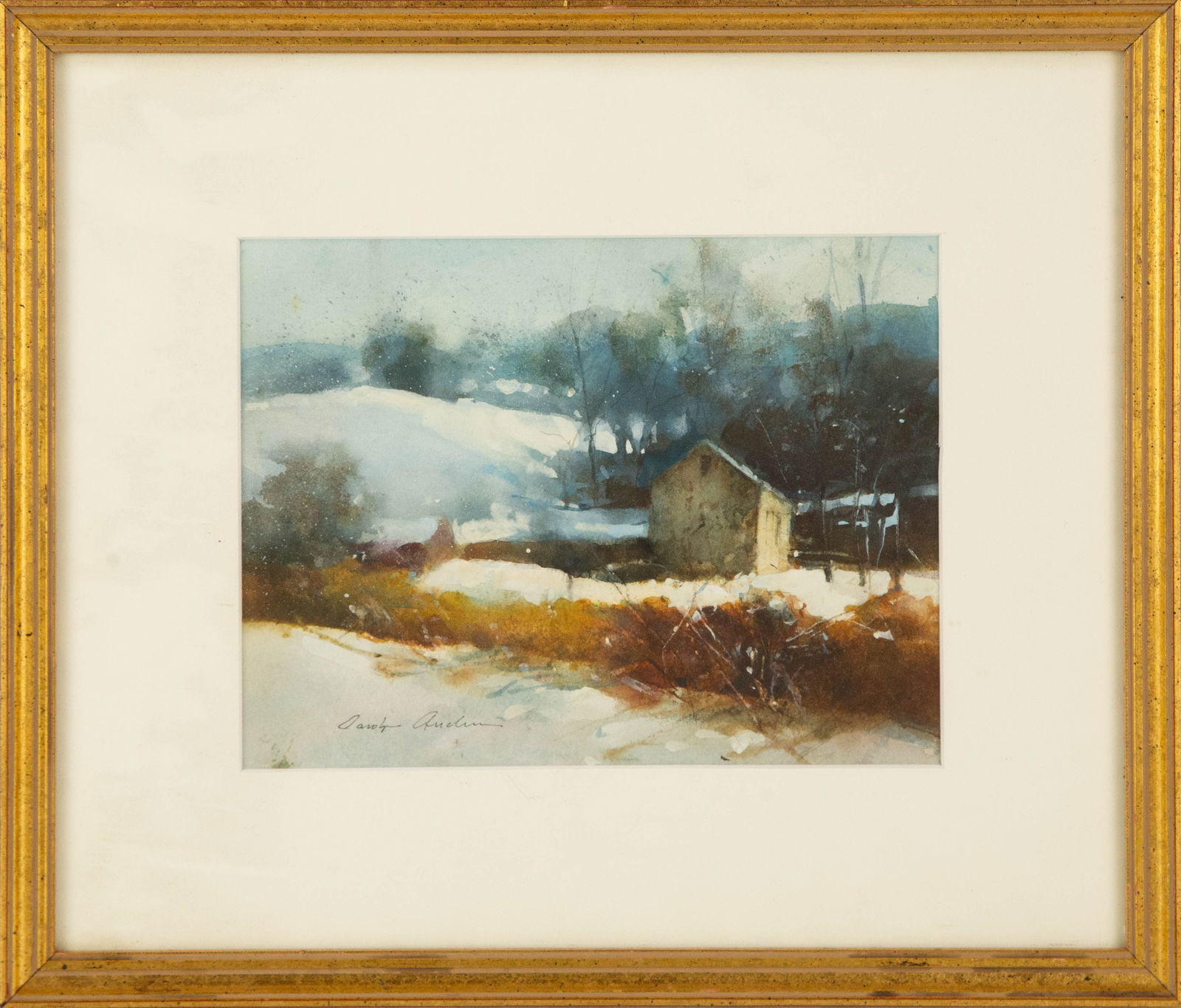 Carolyn Anderson Landscape Watercolor "Day End" (1 of 12)