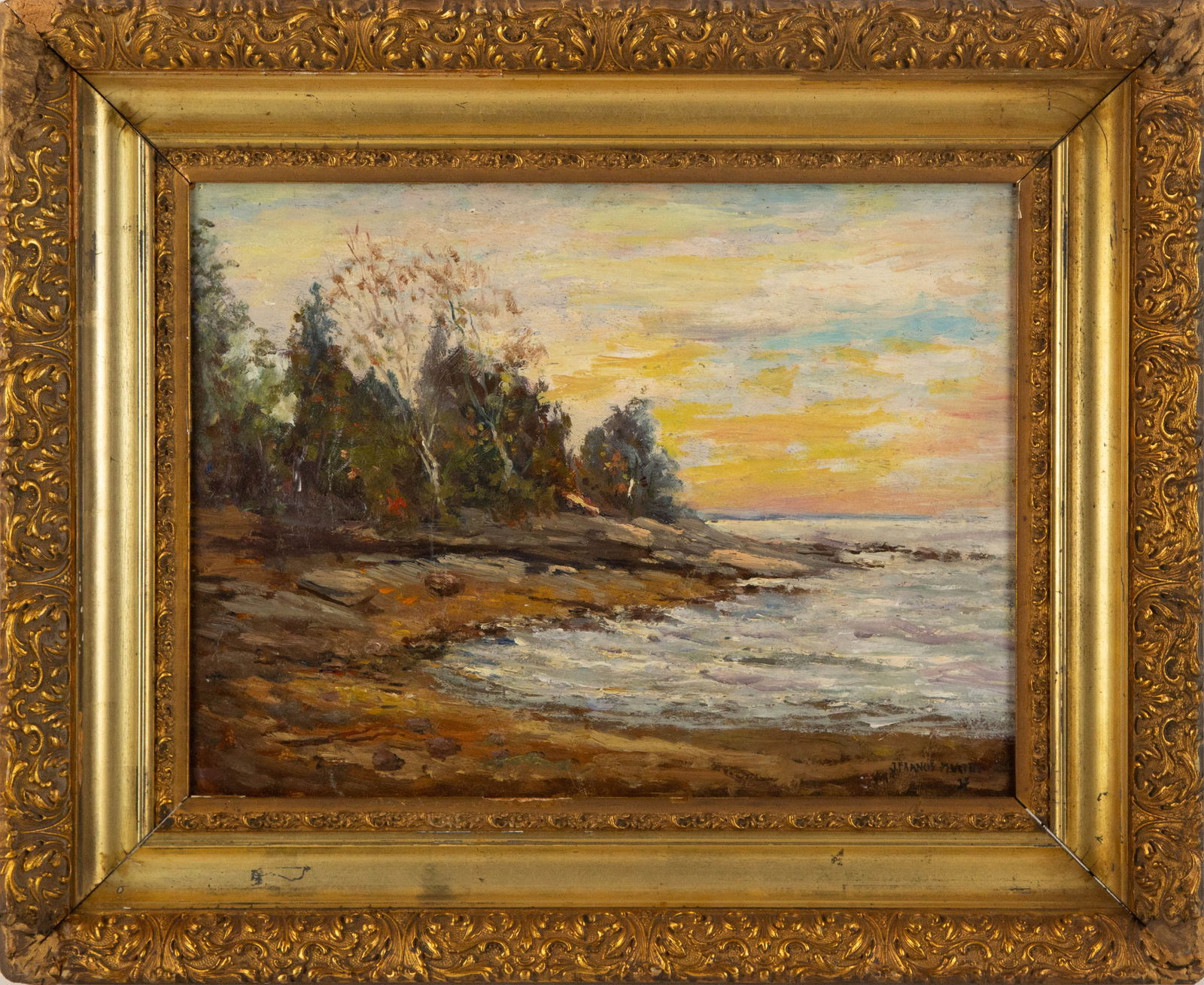 John Francis Murphy ( Irish American, 1851-1921 ) Landscape Oil On Board (1 of 13)