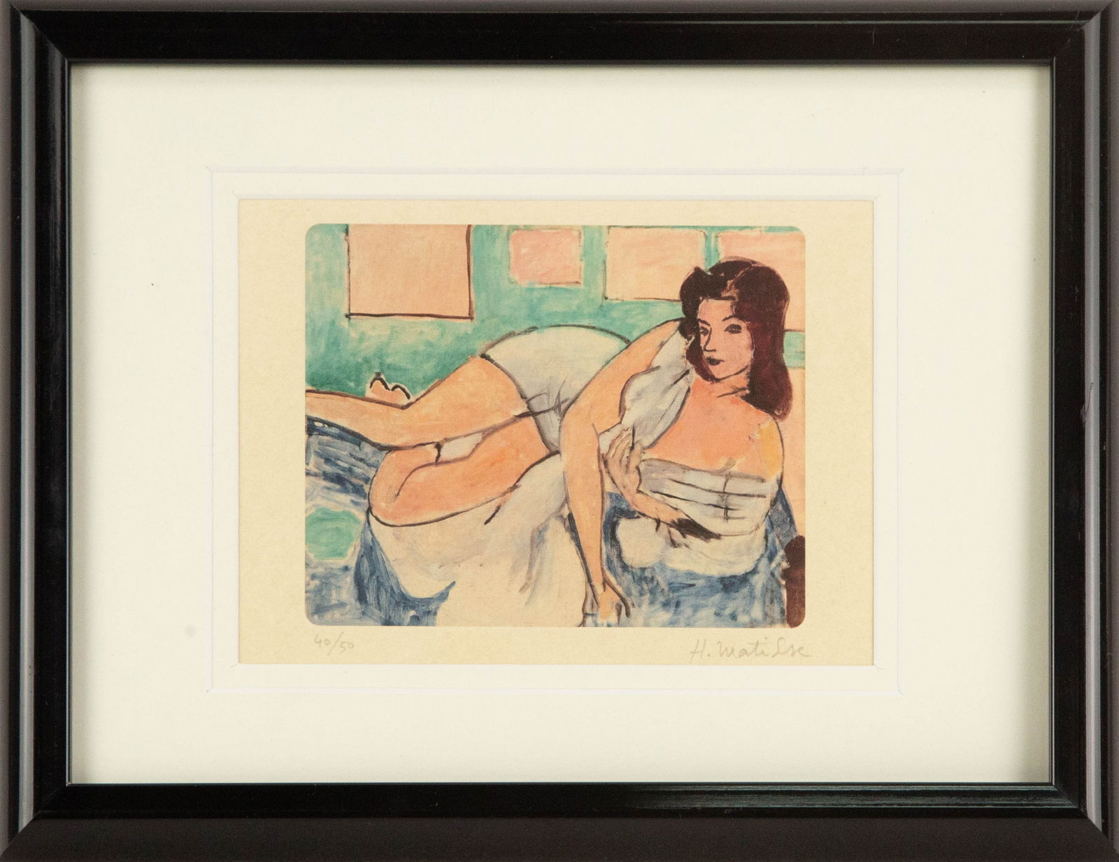 Henri Matisse ( French, 1869 - 1954 ) "" Lithograph Portrait (1 of 12)