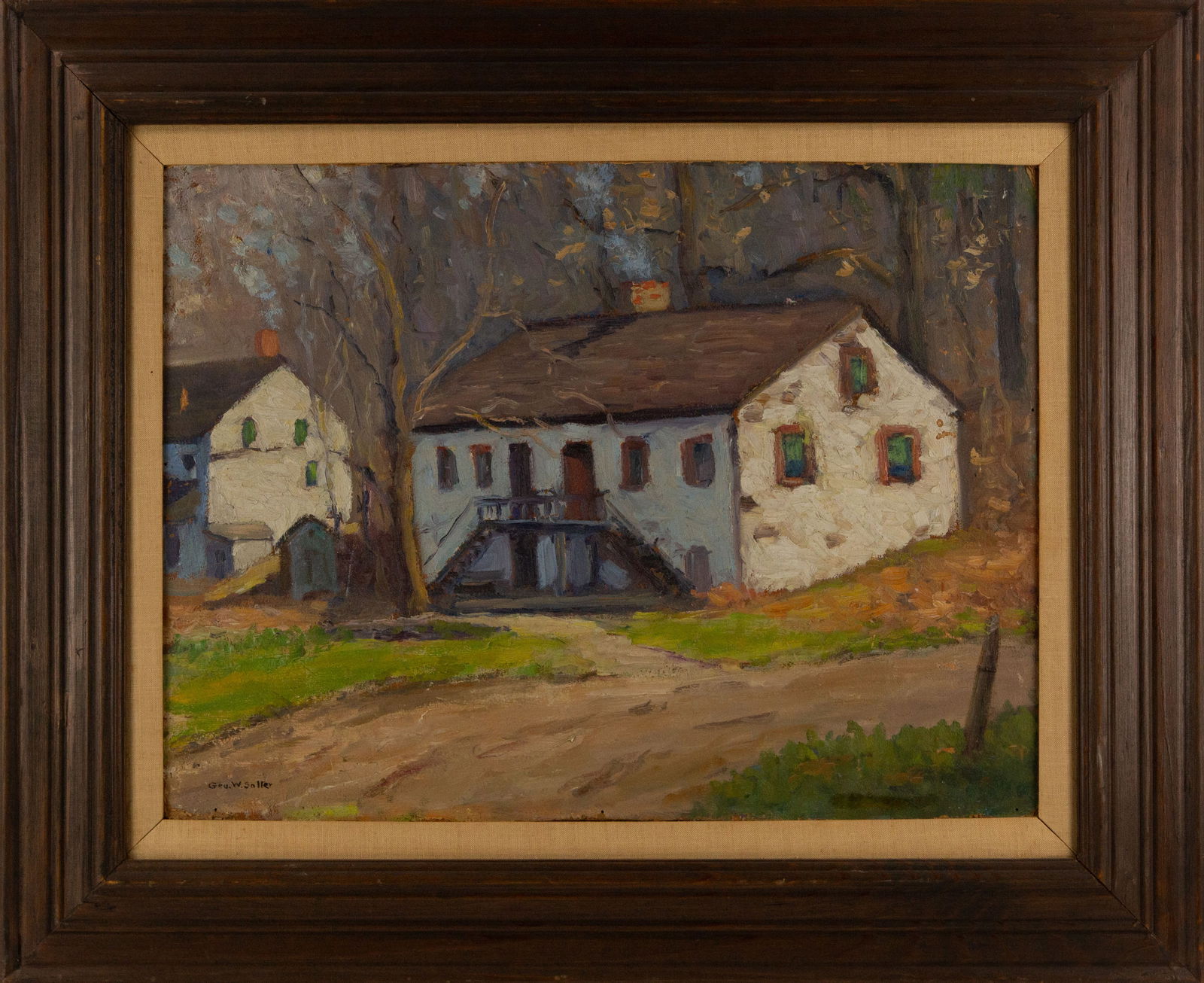 George William Sotter ( 1879-1953) Landscape Oil On Board (1 of 11)