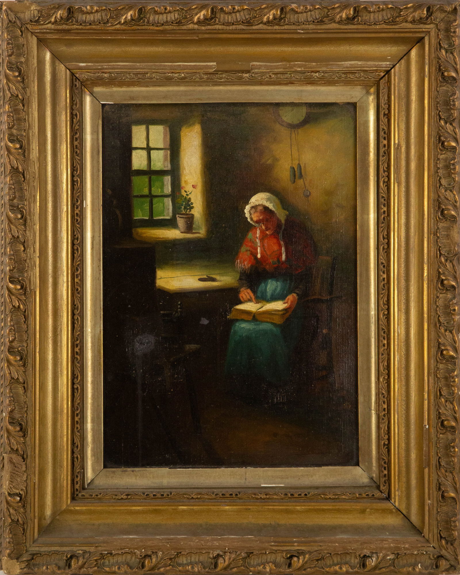 Attributed  Albert Neuhuys ( Holland, 1884 - 1914 ) Portrait Oil On Canvas (1 of 12)