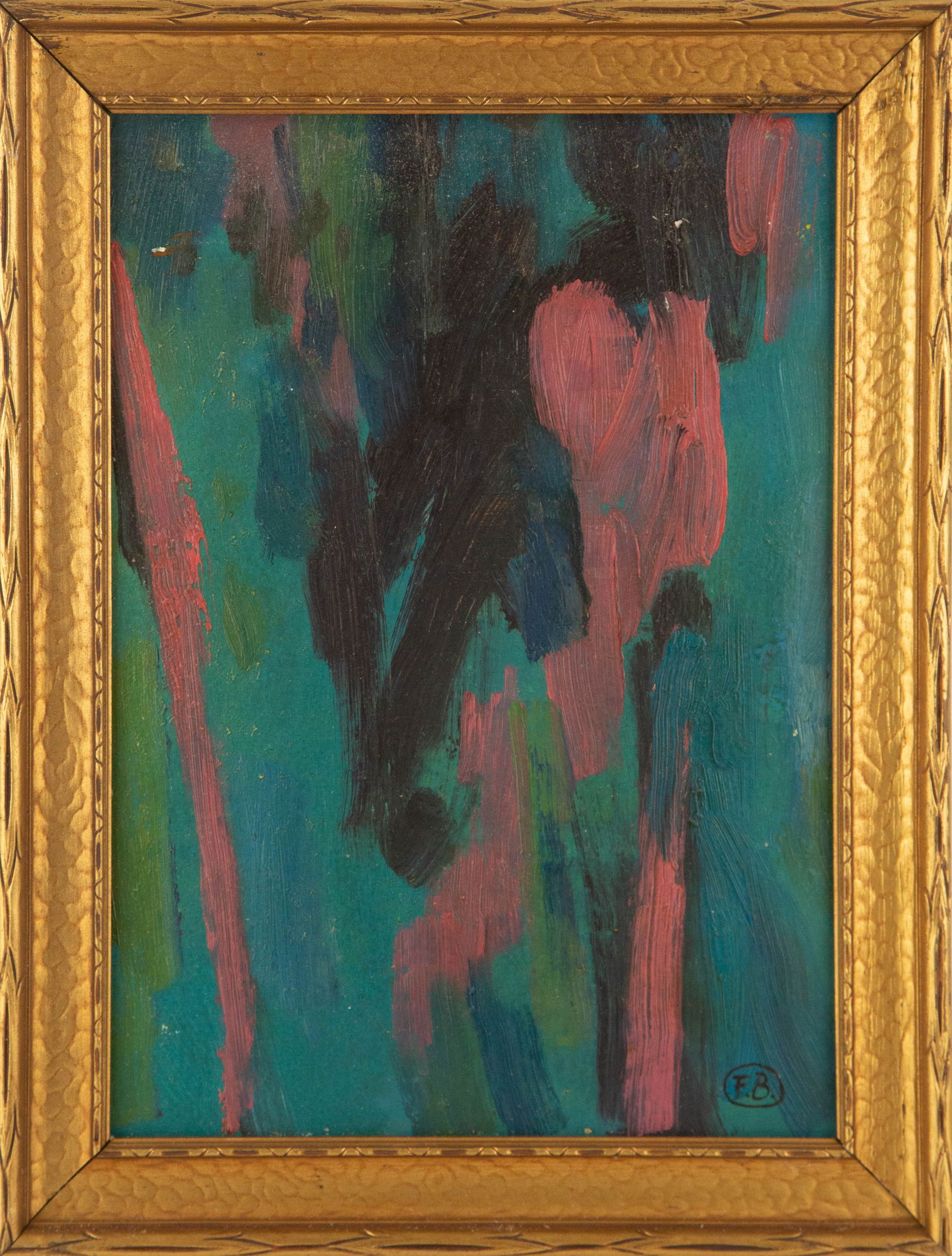 Fritz Bultman (American, 1919 - 1985 ) Abstract Oil On Canvas: Medium: Oil On Canvas Painting Size: 14 x 10 inches Frame Size: 16.75 x 12.75 inches Condition: This artwork is in good overall condition for its age. Signature: Signed Artist: Fritz Bultman (American