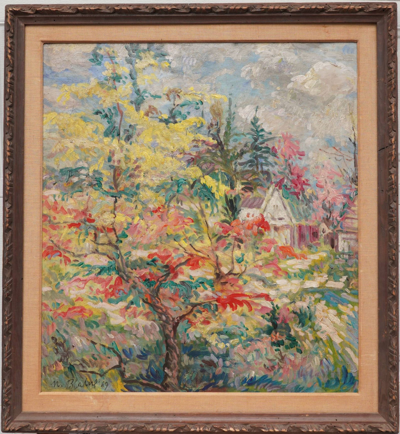 Nell Blair Walden Blaine (1922 - 1996) Oil on Canvas (1 of 7)