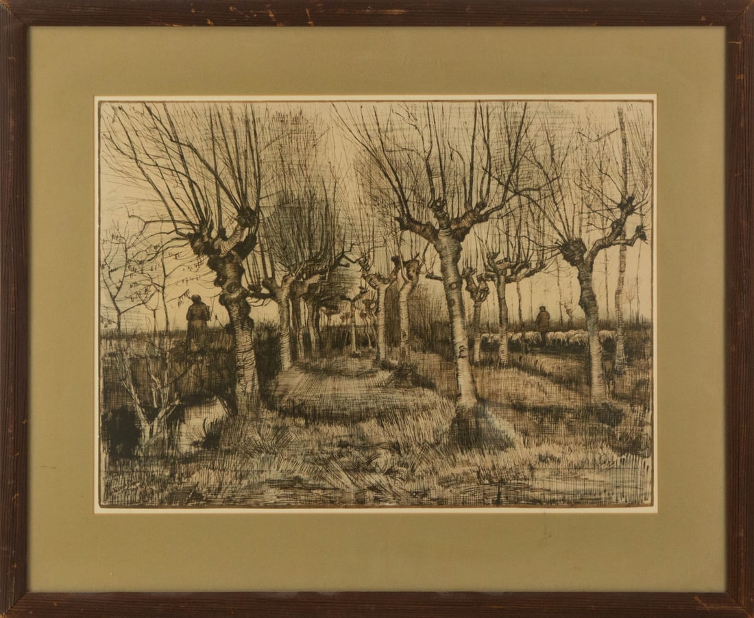 Vincent van Gogh (1853 - 1890) Landscape Lithograph "Pollard Birches" (1 of 12)