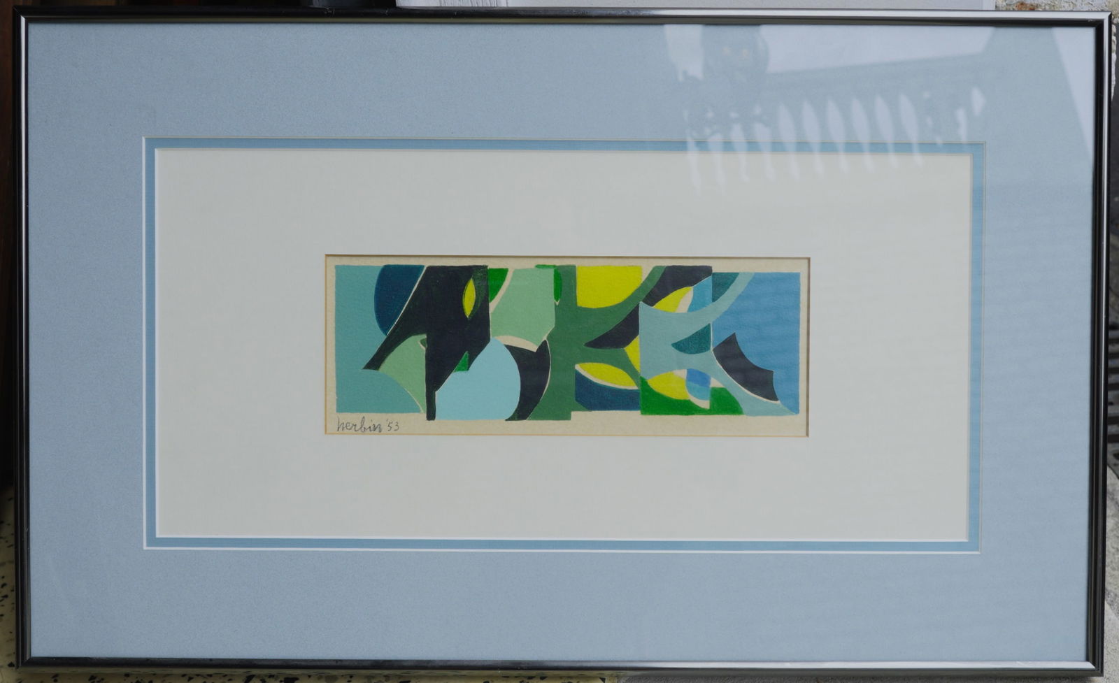 Auguste Herbin (1882 - 1960) Watercolor on Paper (1 of 6)