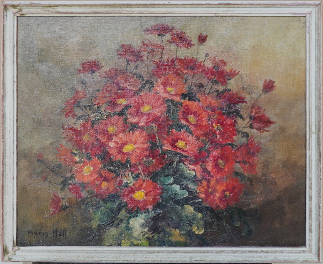 Marie Atkinson Hull (1890 - 1980) Oil Painting On Canvas (1 of 7)