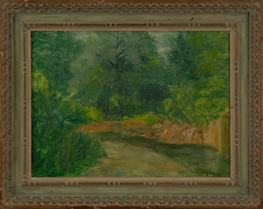 John Henry Twachtman Landscape Oil On Board (1 of 11)