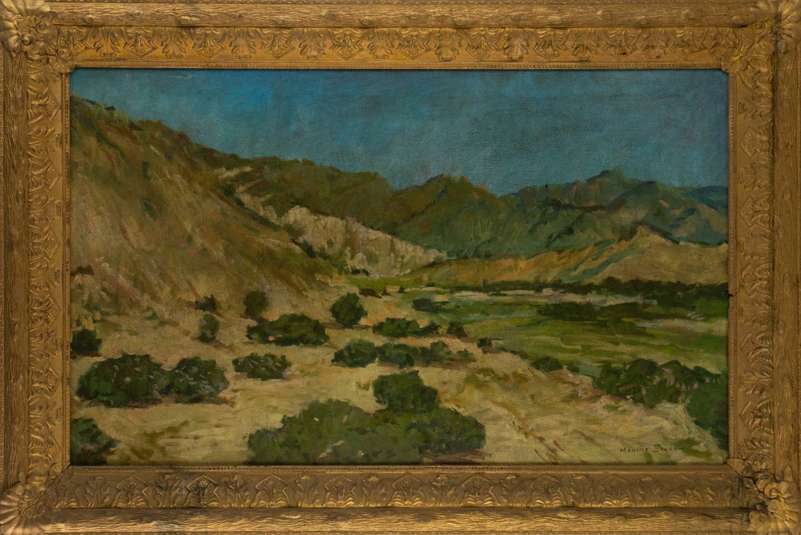 Maurice Braun ( American, 1887 - 1941) Landscape Oil On Canvas (1 of 17)