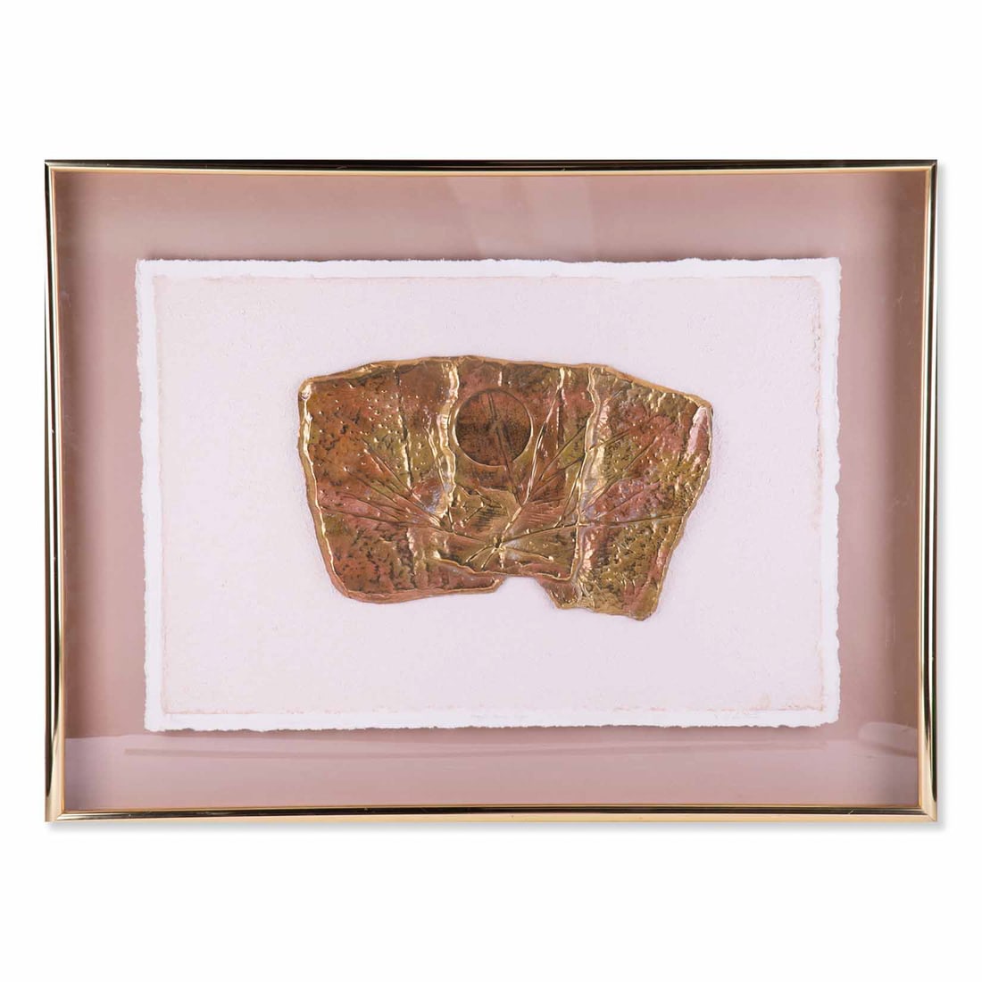 J. Valentine Large Abstract Metal Relief Sculpture "Bay" L/E 8/250 (1 of 10)