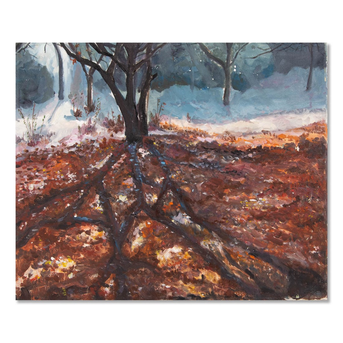 Chong Liu Impressionist Original Oil On Canvas "Ship Without Sail 1": Title: Ship Without Sail 1 Medium: Oil on canvas Size: 19 x 23 inches Frame: Framing options available! Condition: The painting appears to be in excellent condition. Year: 2000 Circa Artist: Chong Liu