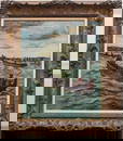 Hayley Lever (1876 - 1958) NY, MA Artist Oil On Masonite