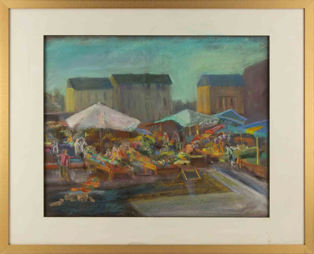 Arthur Clifton Goodwin ( American, 1864 - 1929 ) Landscape Pastel (1 of 11)