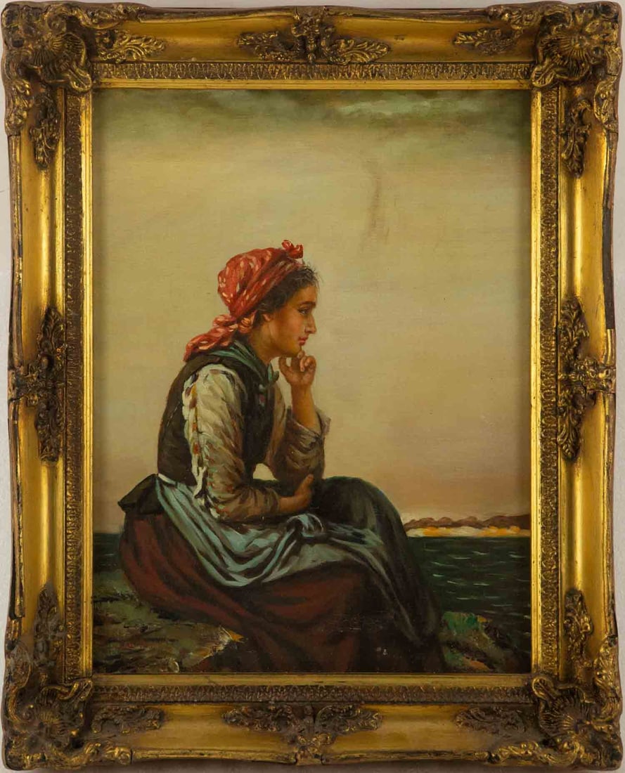 John McGhie ( Scottish, 1867 - 1952 ) Portrait Oil On Canvas (1 of 15)