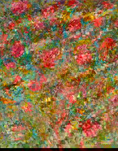 Kai Zhang Abstract Original Oil Painting "Untitled 42": Title: Untitled 42 Medium: Oil on canvas Size: 20 x 16 inches Frame: Framing options available! Condition: The painting appears to be in excellent condition. Note: This painting is unstretched,shipped