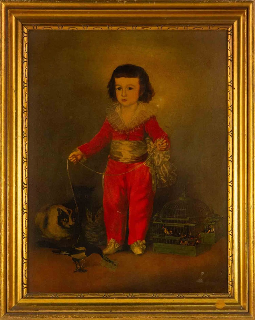 Francisco Goya ( Spain, 1746 - 1828 ) Portrait Print "Manuel Osorio Manrique De Zuniga" (1 of 9)