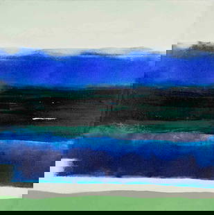 Xiuyuan Qu Contemporary Original Acrylic On Canvas "Value VI": Title: Value VI Medium: Oil on canvas Size: 19.5 x 19.5 inches Frame: Framing options available! Condition: The painting appears to be in excellent condition. Note: This painting is unstretched,shippe