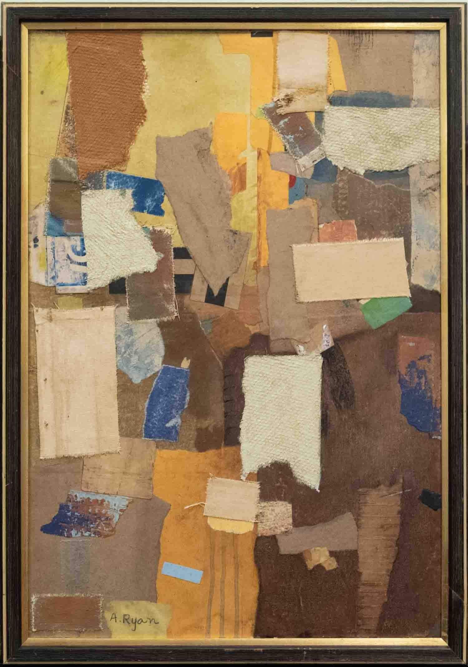 Anne Ryan (1889 - 1954) NY, NJ Artist Collage On Board (1 of 7)