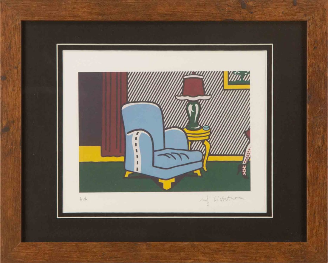 Roy Fox Lichtenstein ( American, 1923 - 1997 ) "" A.P. Limited Eidition Lithograph Pop Art (1 of 11)