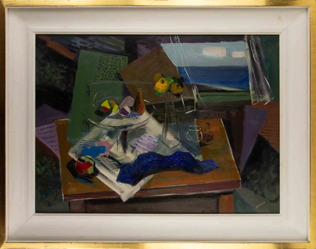 Andrew Michael Dasburg Large Still Life Oil On Canvas (1 of 18)