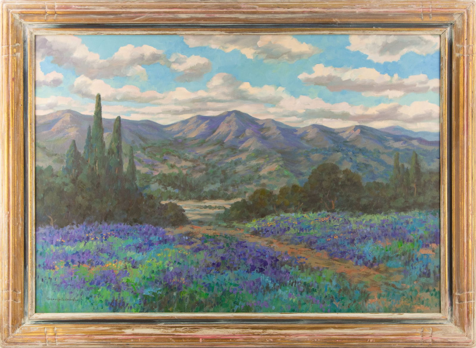 Granville Richard Seymour Redmond ( American, 1871 - 1935 ) Landscape Oil On Board (1 of 13)